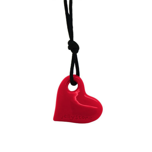 Jellystone Chewelry - Junior Heart Pendant - Scarlet Red