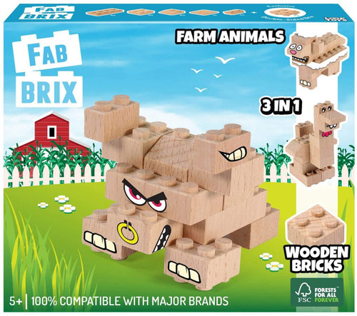 FabBrix - Farm Animals 3-in1 Set