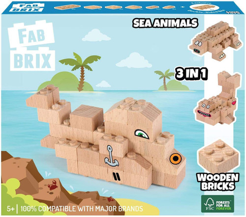 FabBrix - Sea Animals 3-in-1 Set