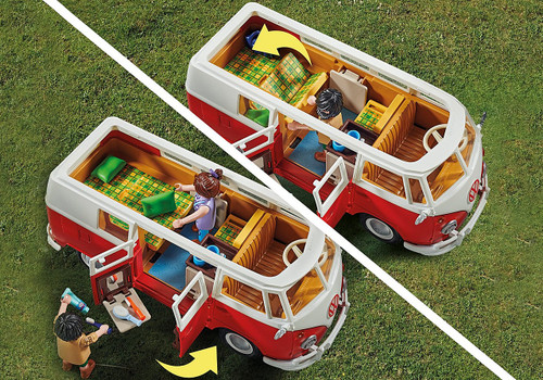 Playmobil - Volkswagon T1 Camper Van | 70176 Playmobil - Volkswagon T1 Camper Van | 70176