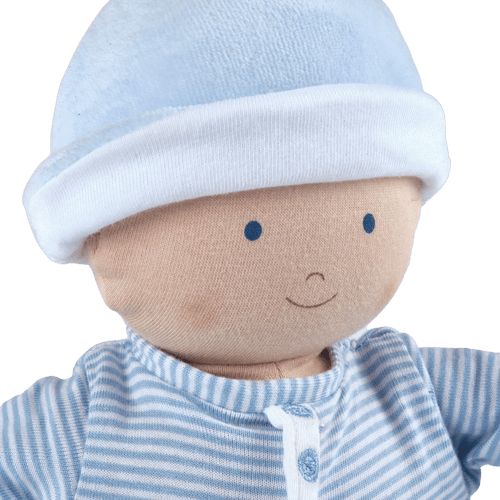 Bonikka - Blue Cherub Baby Boy Soft Doll