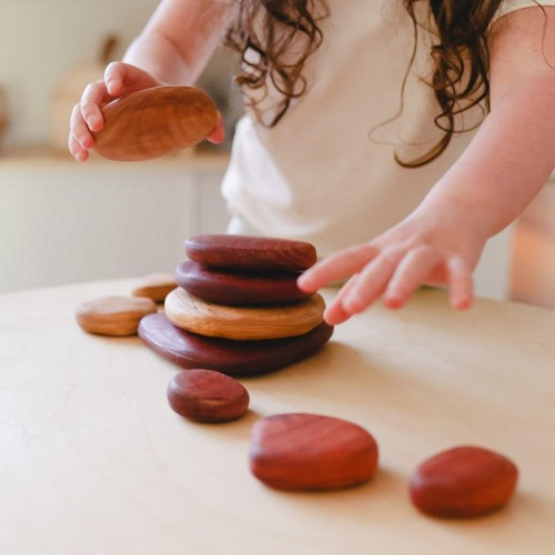 In-Wood Stacking Stones - 10pcs