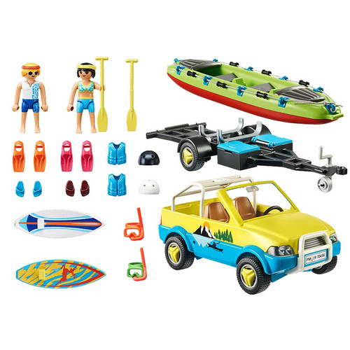 Playmobil Family Fun - Beach Car with Canoe | 70436