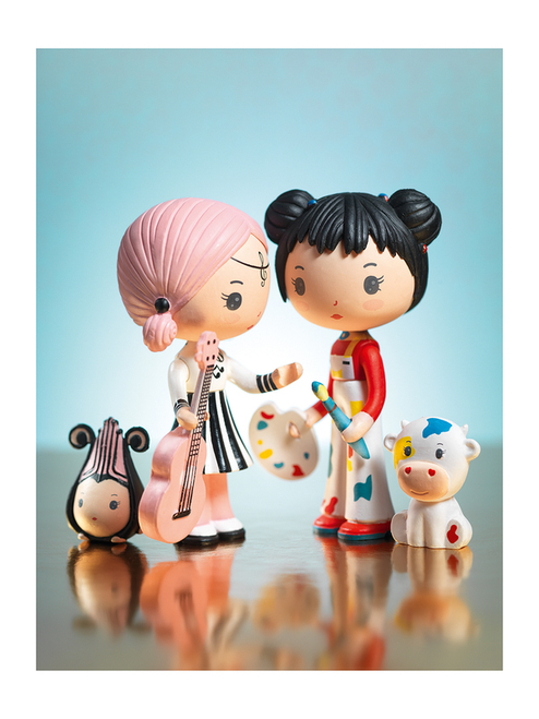 Djeco - Barbouille & Gribs Tinyly Dolls
