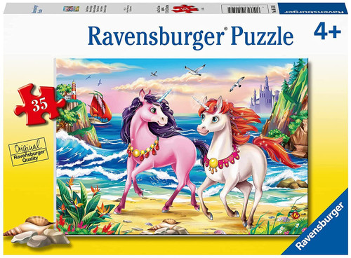 Ravensburger 35pc - Beach Unicorns Puzzle