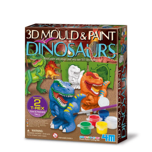 4M - 3D Mould & Paint - Dinosaurs