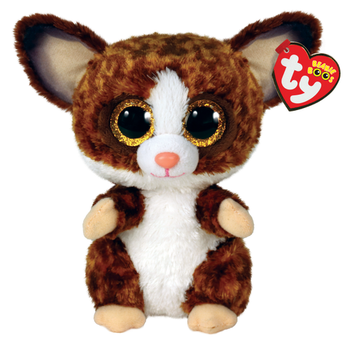 TY Beanie Boos Medium - Binky Bush Baby Brown