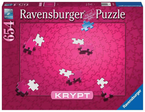 Ravensburger - KRYPT Pink Spiral Puzzle 654pc