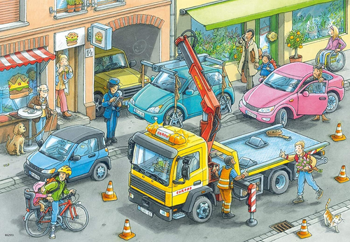 Ravensburger 2x24pc- Working Trucks Puzzle