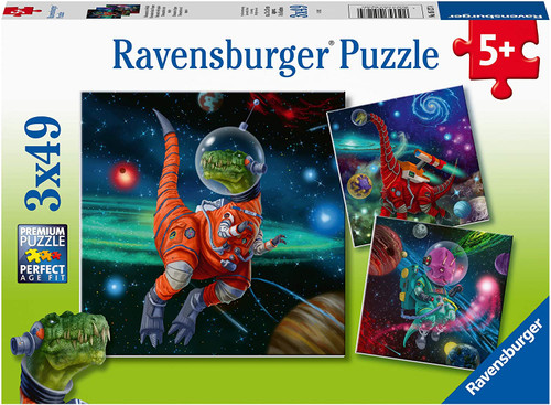 Ravensburger 3x49pc - Dinosaurs in Space Puzzle