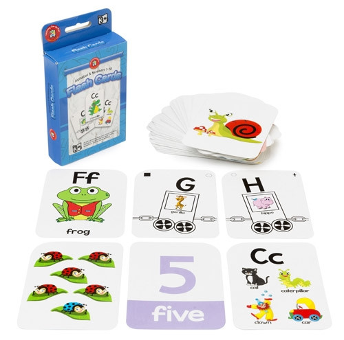 Learning Can Be Fun - Flash Cards - Alphabet and Numbers 1-10 Flash Cards