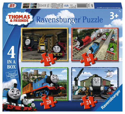 Ravensburger  - Thomas & Friends - 4 in a Box - 12, 16, 20, 24pc Jigsaw Puzzles