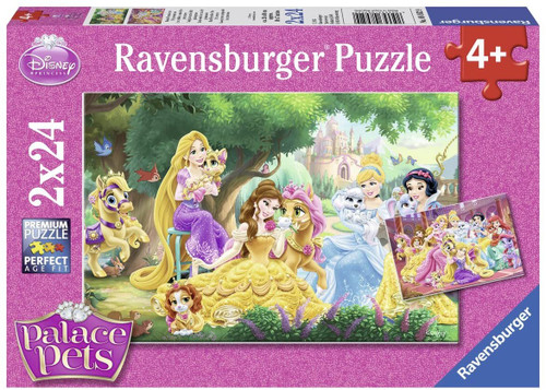 Ravensburger 2x24pc - Best Friends of the Princesses Puzzle