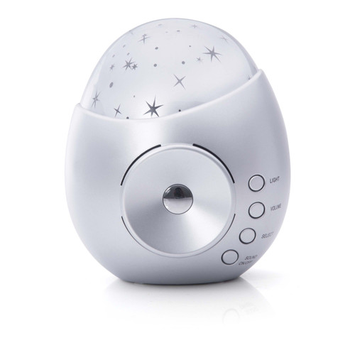 IS Gift - Galaxy Star Projector & Sound Machine - Silver IS Gift - Galaxy Star Projector & Sound Machine - Silver