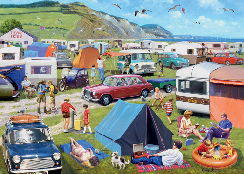 Ravensburger 1000pc - Leisure Days No. 5 - Camping Caravanning Puzzle Ravensburger 1000pc - Leisure Days No. 5 - Camping Caravanning Puzzle