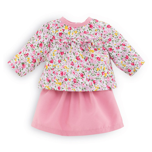 Corolle - Ma Corolle - Floral Top with Pink Skirt Set 36cm