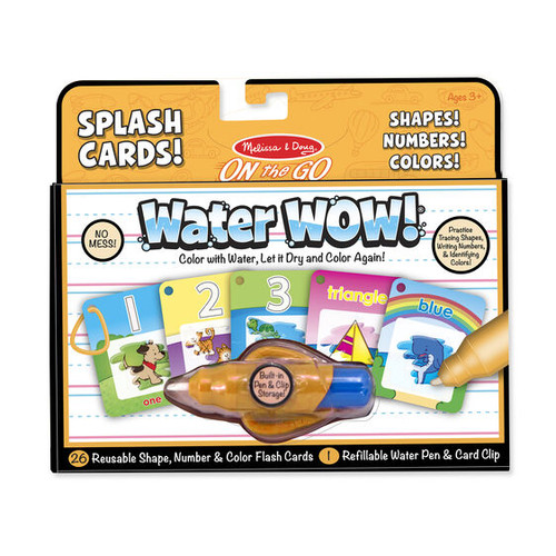 Melissa & Doug - ON the GO - Water WOW! Splash Cards - Shapes! Numbers! Colors!