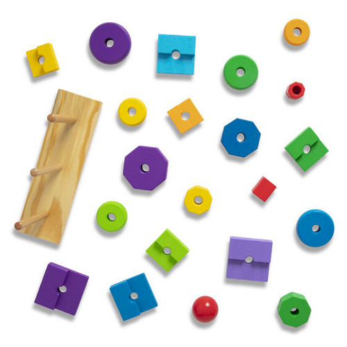 Melissa & Doug - Geometric Stacker Melissa & Doug - Geometric Stacker