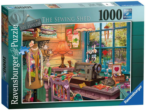 Ravensburger 1000pc - My Haven No2 - The Sewing Shed Puzzle