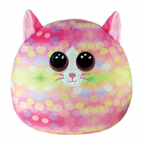 TY Squishy Beanies - Sonny Pink Cat 35cm