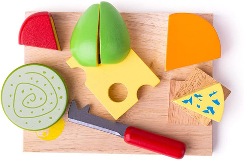Bigjigs Toys - Cheese Board Set Bigjigs Toys - Cheese Board Set