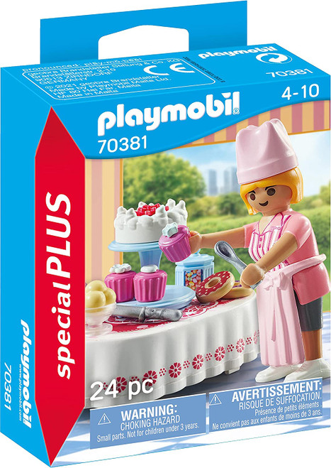 Playmobil - Special Plus - Baker with Dessert Table | 70381