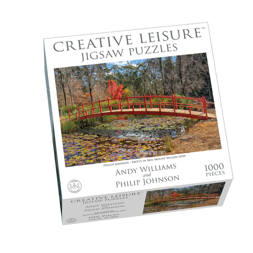 Creative Leisure 1000pc Puzzle - Philip Johnson, Pretty in Red - Mount Wilson NSW