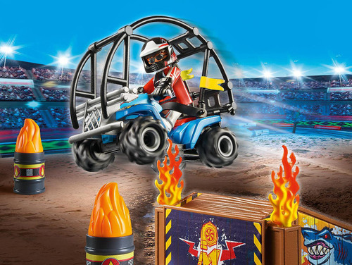 Playmobil Stunt Show - Starter Pack: Quad with Fire Ramp  | 70820 Playmobil Stunt Show - Starter Pack: Quad with Fire Ramp  | 70820