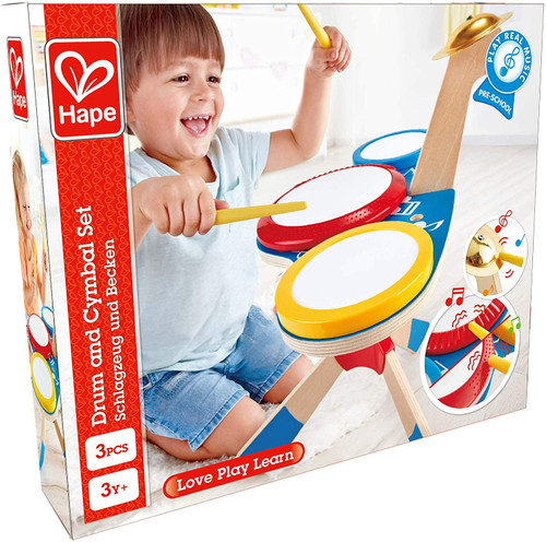 Hape - Drum & Cymbal Set Hape - Drum & Cymbal Set