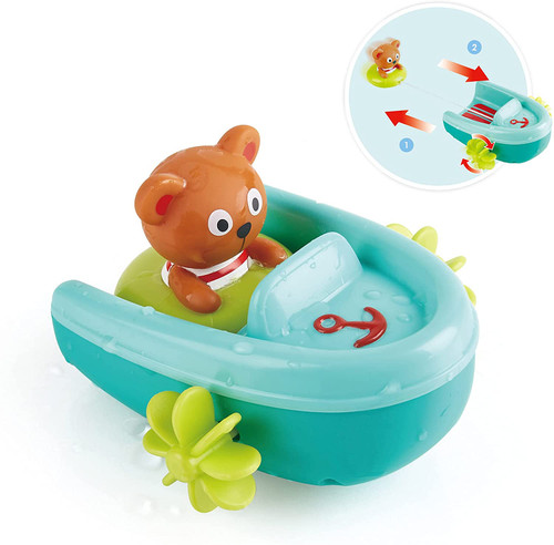 Hape Bath - Tubing Pull-Back Boat Bath Toy