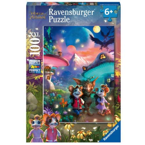 Ravensburger 100pc - Enchanting Mushroom Town Puzzle