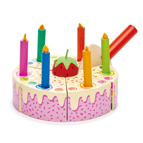 Tender Leaf Toys - Rainbow Birthday Cake Tender Leaf Toys - Rainbow Birthday Cake