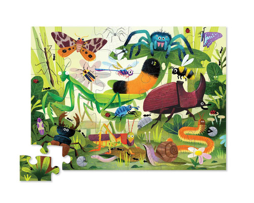 Crocodile Creek - Classic Floor Puzzle 36 pc - Backyard Bugs Crocodile Creek - Classic Floor Puzzle 36 pc - Backyard Bugs