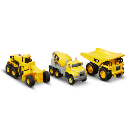 CAT - Metal Machines - Concrete Mixer, Dump Truck & Grader 3pk