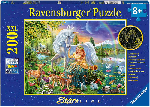 Ravensburger 200pc - Magical Beauty Glow in the Dark Puzzle