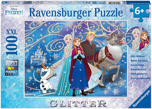 Ravensburger 100pc - Disney Frozen Glittery Snow Puzzle