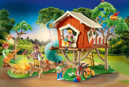 Playmobil Family Fun - Adventure Treehouse with Slide 71001