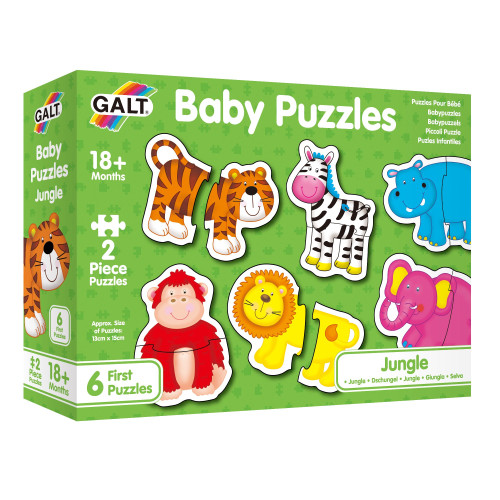 Galt – Baby Puzzles -Jungle – 2pcs