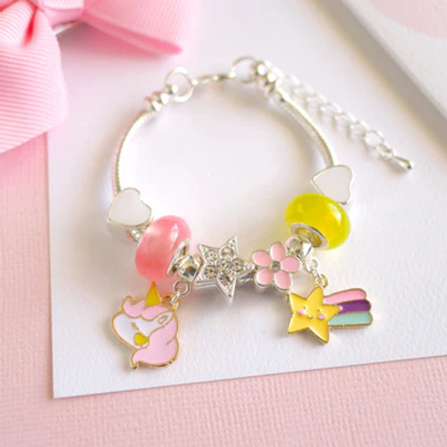 Lauren Hinkley - Ruby's Magic Wish Charm Unicorn Bracelet