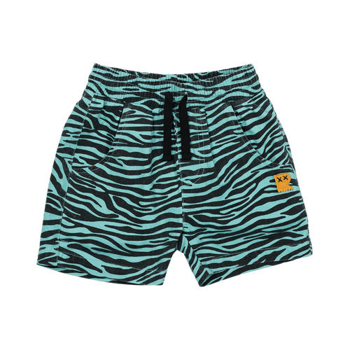 Rock Your Baby - Blue Tiger Shorts