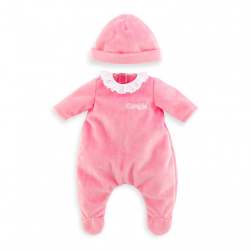 Corolle Mon Classique - Pink Pyjamas and Bonnet Set - 36cm