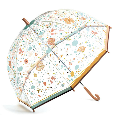 Djeco - Little Flowers PVC Adult Umbrella Djeco - Little Flowers PVC Adult Umbrella