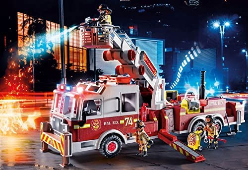 Playmobil City Action - Fire Engine with Tower Ladder 70935 **Damaged Packaging**