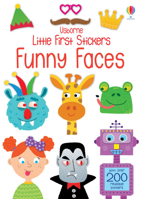 Usborne - Little First Stickers - Funny Faces