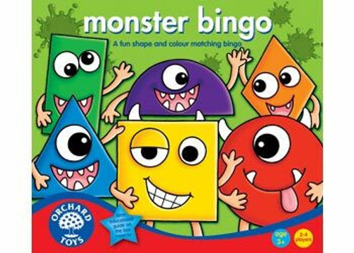 Orchard Toys - Monster Shape and Colour Bingo **slight damage****