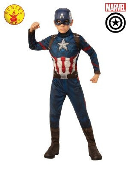 Rubie's - Captain America Costume Large 6-8 - *Damaged Packaging**