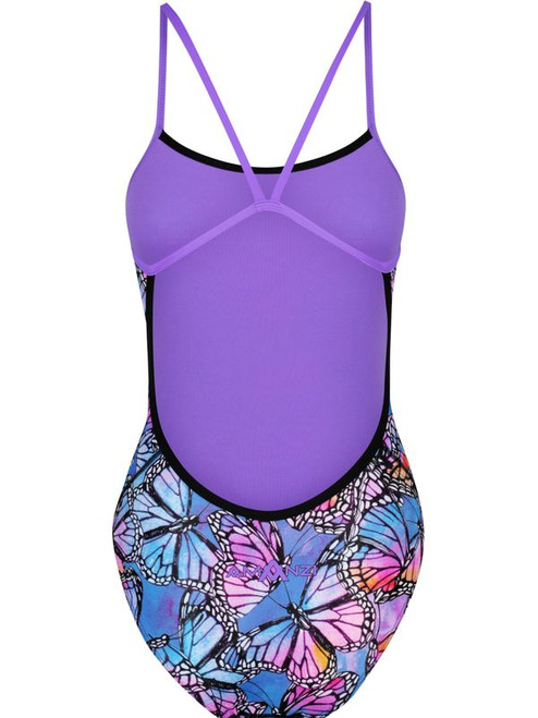 Amanzi - Girls Proback One Piece Swimmers - Flutter Amanzi - Girls Proback One Piece Swimmers - Flutter