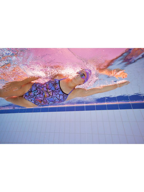 Amanzi - Girls Proback One Piece Swimmers - Flutter Amanzi - Girls Proback One Piece Swimmers - Flutter