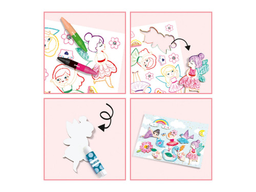 Djeco - A World to Create with Shapes - Pink