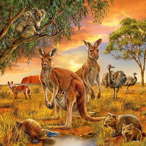 Ravensburger 3x49pc - Animals of the Earth Puzzle